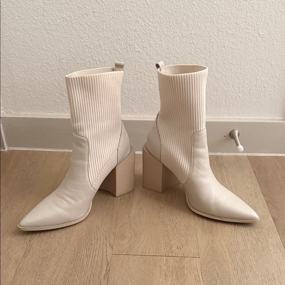 Steve Madden Cream Boots